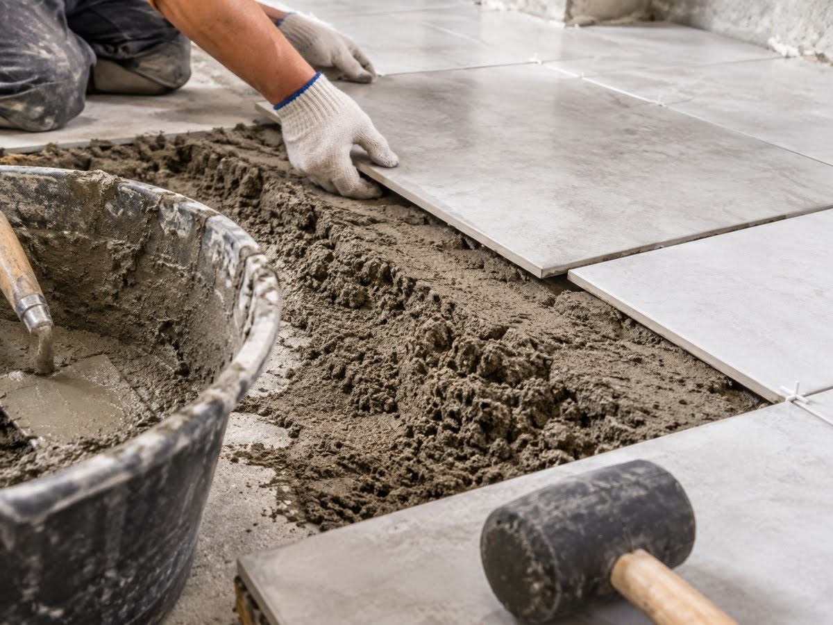Mortar is a cement-based construction material